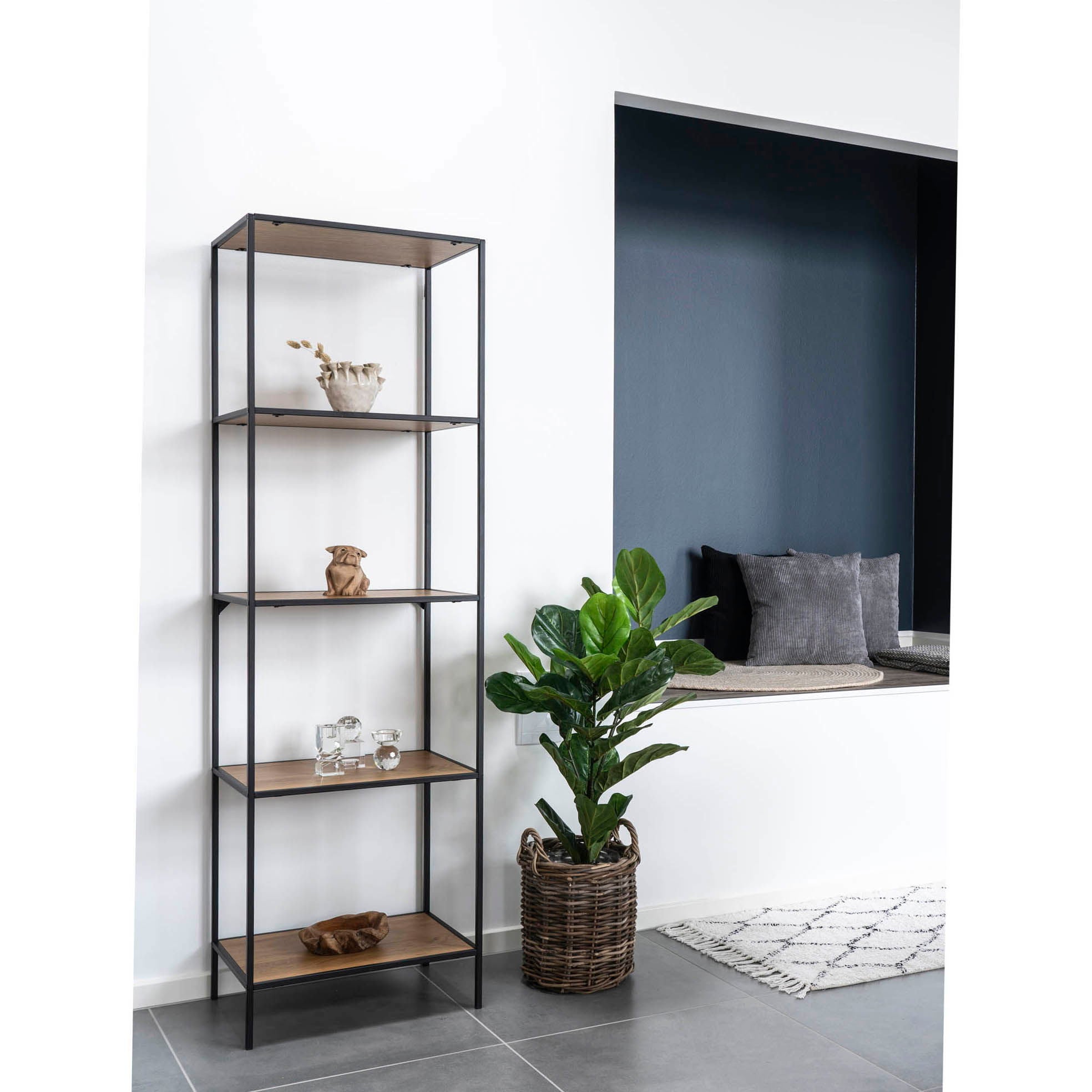 Geigenpfeige – Künstliche Pflanze, grün, H:100 cm